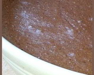 Шоколадный мусс со сливочным маслом