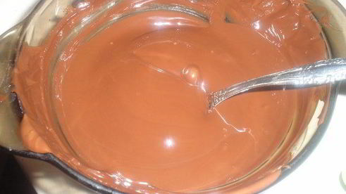 шоколадный торт-мусс с кофейно-карамельными трюфелями