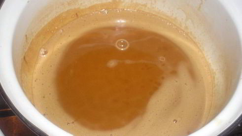 шоколадный торт-мусс с кофейно-карамельными трюфелями