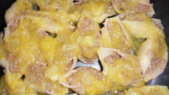 Рецепт Сладкой пасты с яблочным муссом под апельсиновым соусом