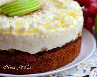 Торт-Мусс Медово-яблочный