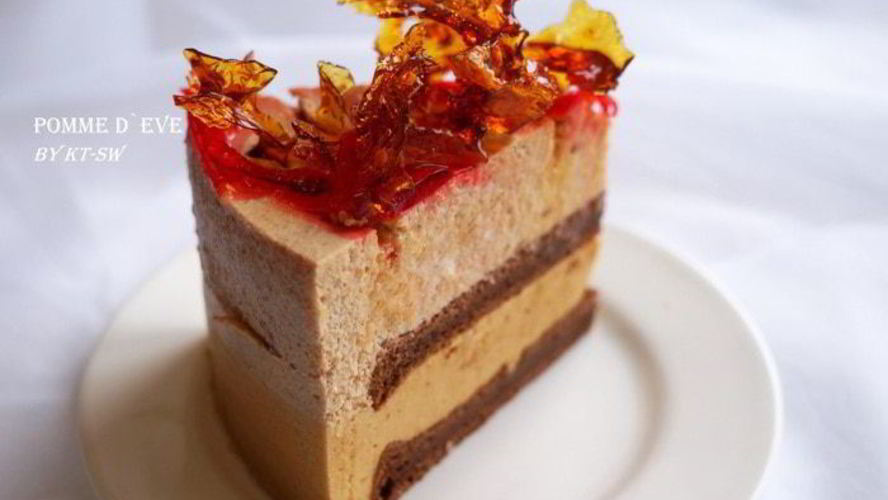 Рецепт торта-мусса яблоко евы
