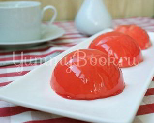 Ванильный мусс в глазури