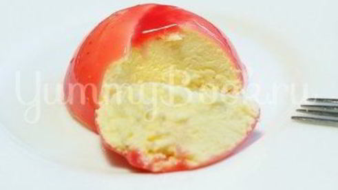 ванильный мусс в глазури