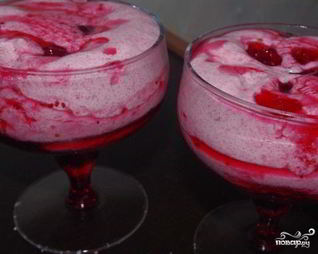 Ягодный мусс на манке