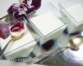 Панна котта на молоке