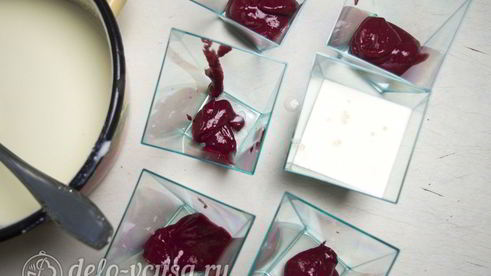 панна котта на молоке