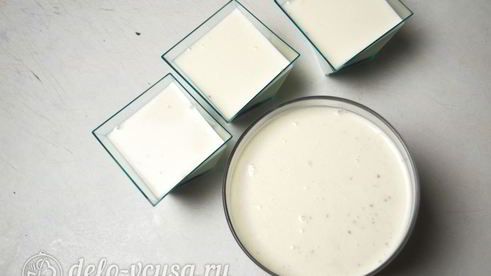 панна котта на молоке