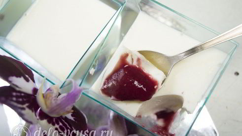 панна котта на молоке