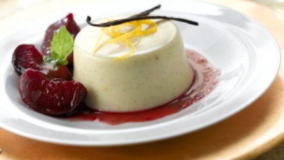 Рецепт Панны-котты с миндальным соусом