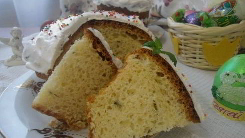 ароматный кулич с мятой