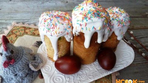 кулич на сметане