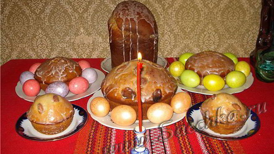 Рецепт кулича простого