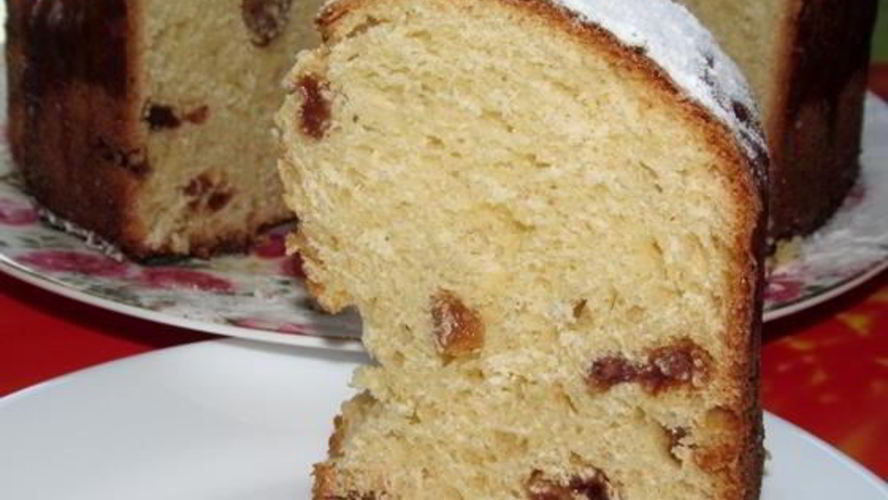 Рецепт кулича с изюмом