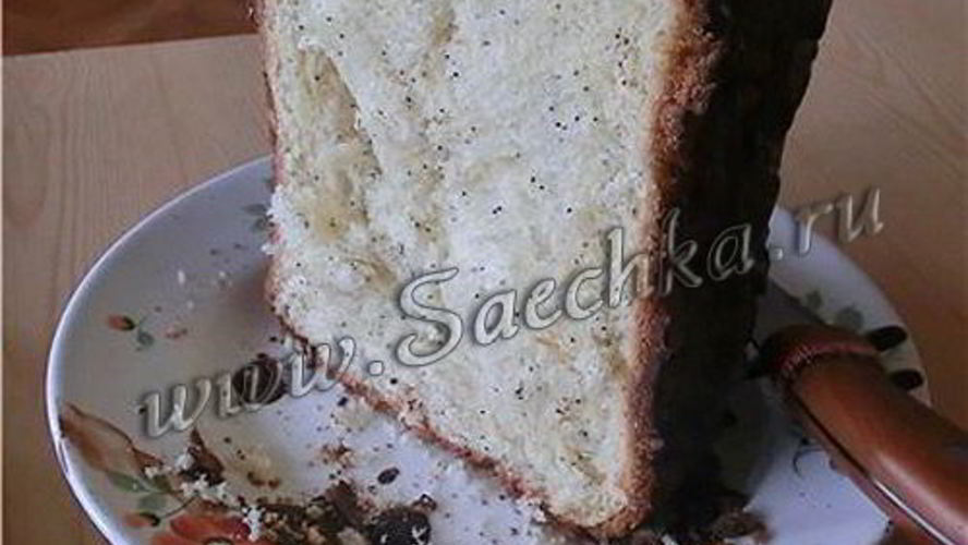 Рецепт кулича с маком в хлебопечке