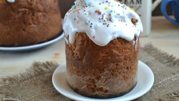 Рецепт Пасхального кулича на сметане без дрожжей