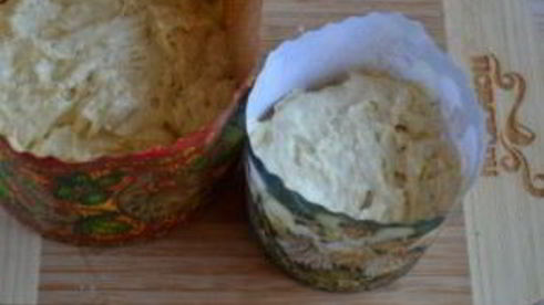 пасхальный кулич на сметане без дрожжей