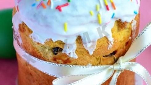 пасхальный кулич на желтках