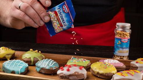 пасхальные пряники в форме яиц