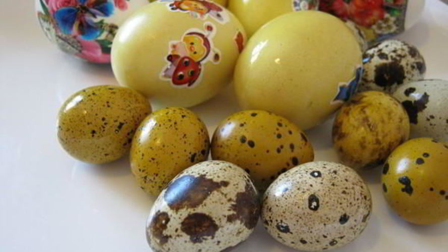 Рецепт пасхальных яиц