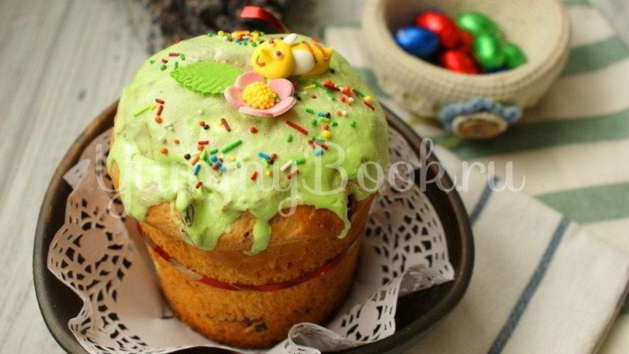 Рецепт творожного кулича