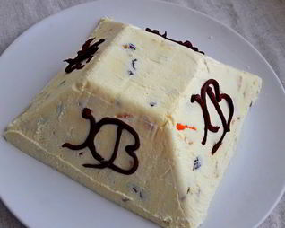 Ванильная творожная пасха