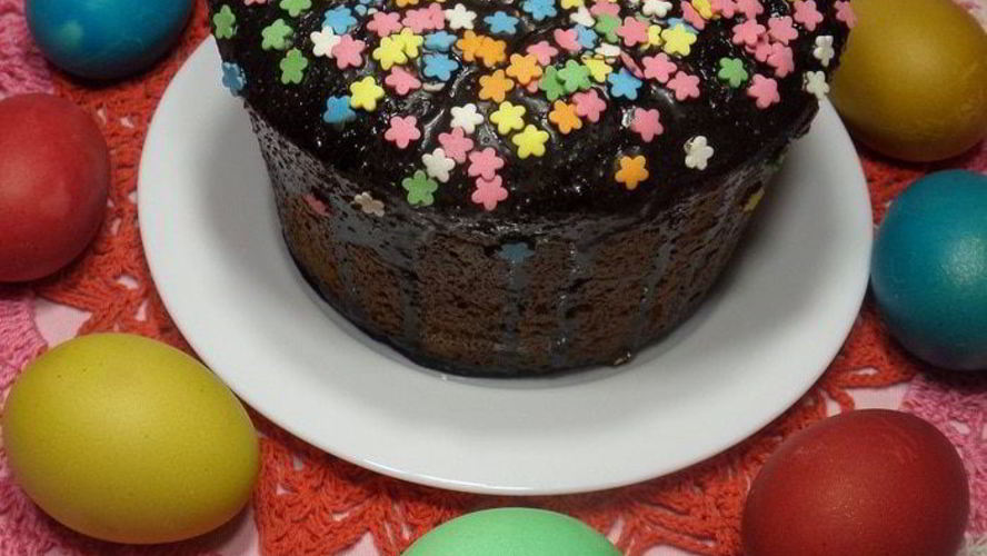 Рецепт ванильного кулича с сухофруктами