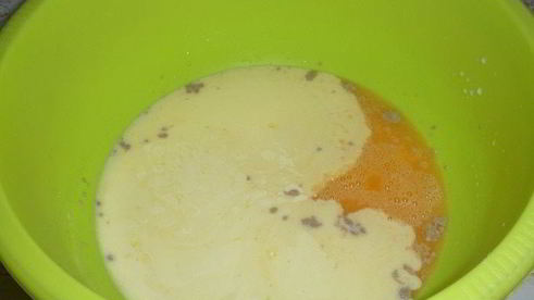 ванильный кулич с сухофруктами