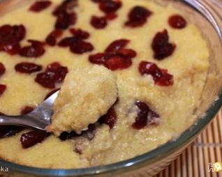 Пудинг из кабачка и яблок