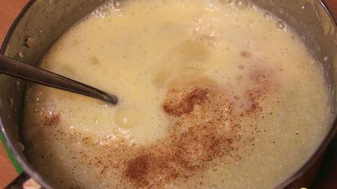 пудинг из кабачка и яблок