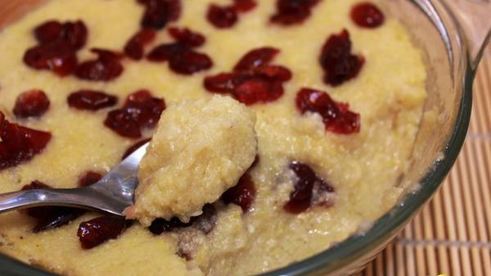 пудинг из кабачка и яблок