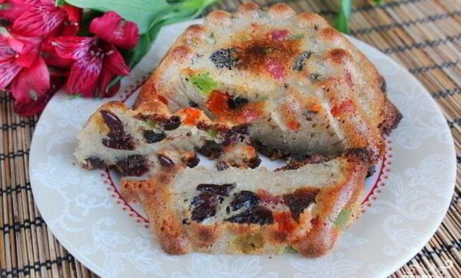 Пудинг с сухофруктами