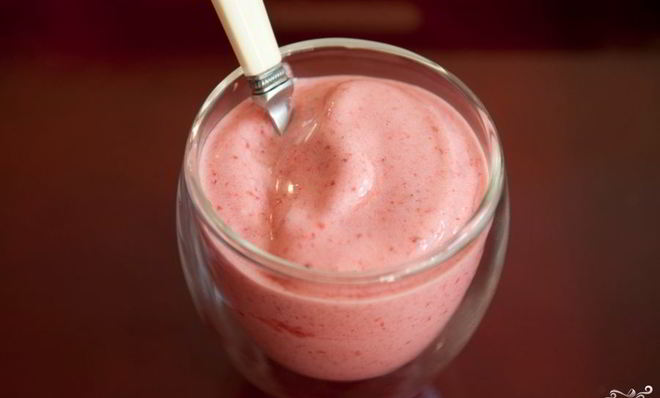 Клубничный щербет