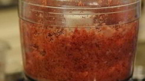 клубничный щербет