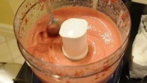 клубничный щербет