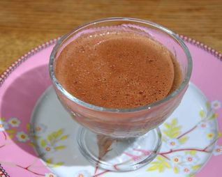 Шоколадная панна котта с ромом