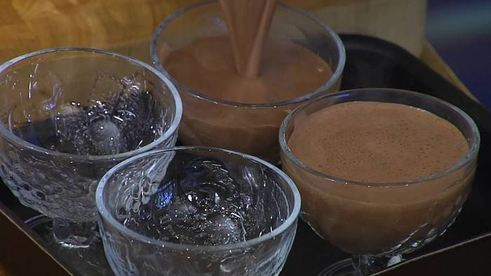 шоколадная панна котта с ромом