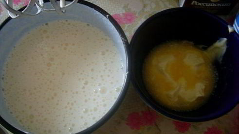 шоколадные мадлен с кокосовой начинкой