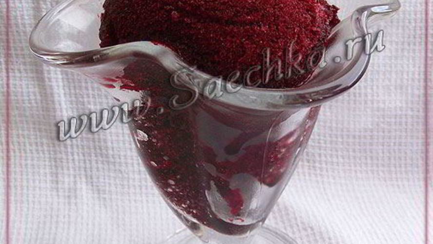 Рецепт сорбета с жимолостью