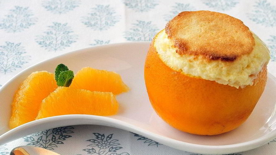 Рецепт апельсинового суфле на пару