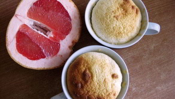 Рецепт Грейпфрутового суфле