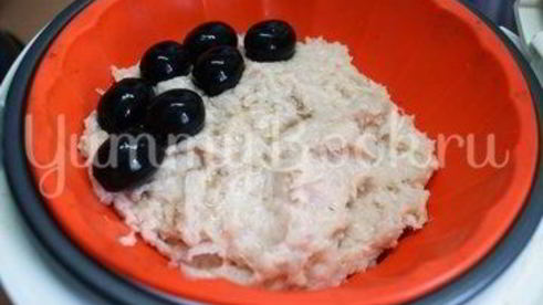 куриное суфле с оливками на пару в мультиварке