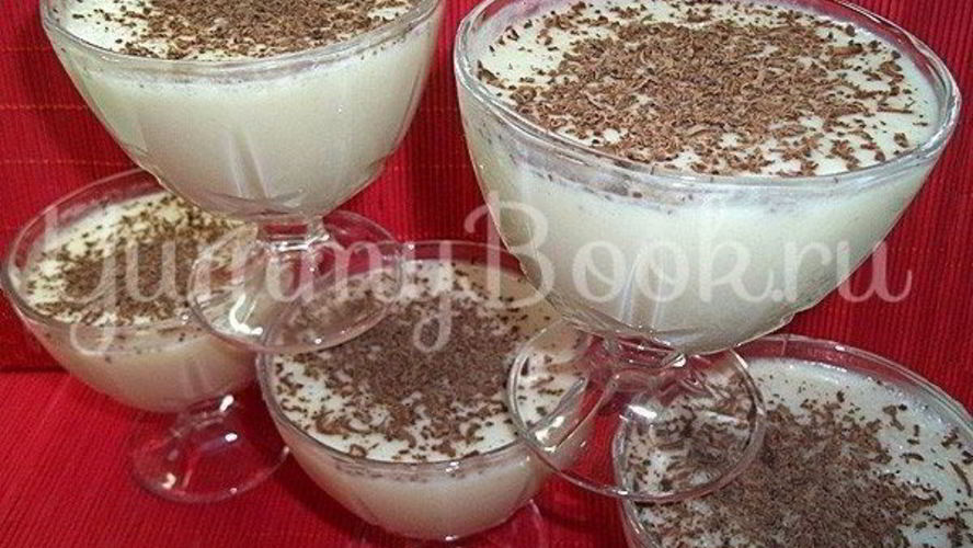 Рецепт молочно-бананового суфле