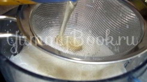 молочно-банановое суфле