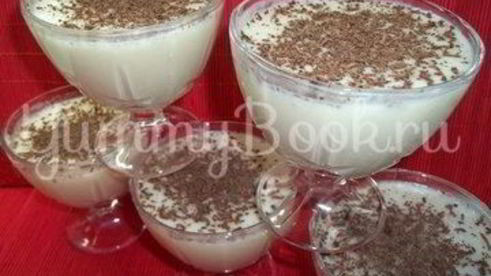 молочно-банановое суфле