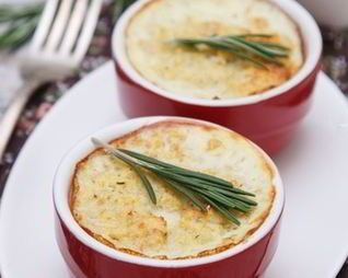 Рыба в суфле из сыра