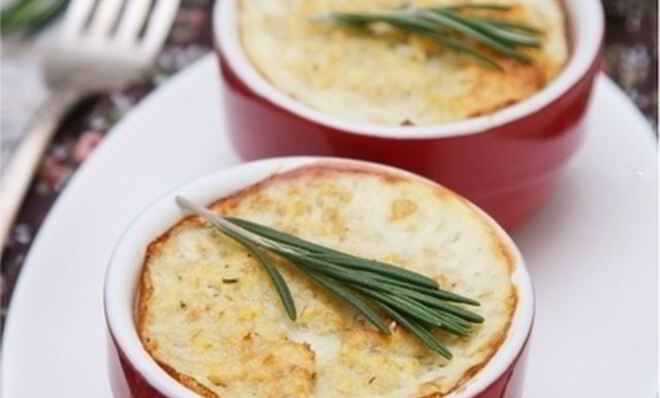 Рыба в суфле из сыра