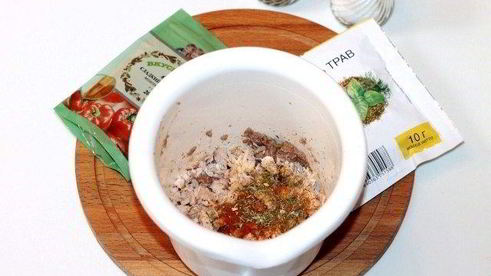 рыбное суфле с отрубями