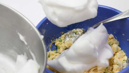 суфле из мягкого сыра