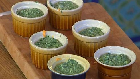 суфле из шпината и моркови